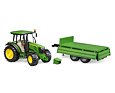 John Deere 5115M tractor with trailer - Bruder 2108