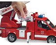 Hasičské auto Mercedes-Benz Sprinter s žebříkem a majákem - Bruder 2673