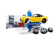 Autoservis, roadster a mechanik - Bruder 62110
