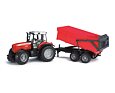 Traktor Massey Ferguson 7480 s vozem - BRUDER 2045