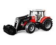 Traktor Massey Ferguson 7624 s čelním nakladačem - BRUDER 3047