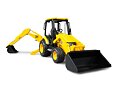 Traktor JCB MIDI CX s čelním nakladačem a lžící - Bruder 2427