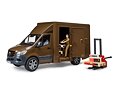 MB Sprinter UPS s řidičem a příslušenstvím - Bruder 2678