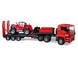 MAN TGA truck with trailer and Manitou telehandler - Bruder 2774