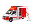 Sanitka MB Sprinter s řidičem - Bruder 2676