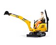Mikrobagr JCB 8010 CTS s figurkou - Bruder 62002