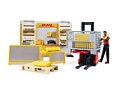 Pobočka přepravce DHL s figurkou - Bruder 62251