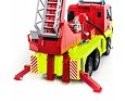 MAN truck with fire ladder and working fire engine - Bruder 1760