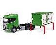 Scania animal transporter with one cow - Bruder 3548