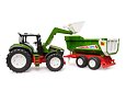 ROADMAX Traktor s čelním nakladačem a vozem- Bruder 3452
