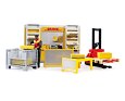 Pobočka přepravce DHL s figurkou - Bruder 62251