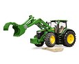 John Deere 7R 350 tractor with front loader - Bruder 3151