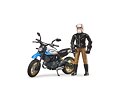 Ducati Scrambler Desert Sled with rider figure - Bruder 63051