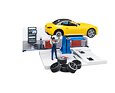 Autoservis, roadster a mechanik - Bruder 62110