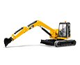 Minibagr CAT - Bruder 2456