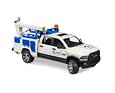 Service truck with rotating beacon light - Bruder 2509