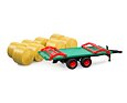Bale transport trailer + 8 bales - Bruder 2220