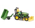 Zahradní traktor John Deere X949 s figurkou - Bruder 62104