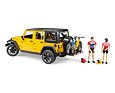Jeep Wrangler Rubicon Unlimited s horským kolem a cyklistou - Bruder 2543