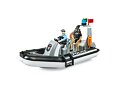 Policejní člun s otočným světelným majákem, figurkami a příslušenstvím - Bruder 62733