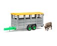 Velký přepravník na zvířata + figurka krávy - Bruder 2227